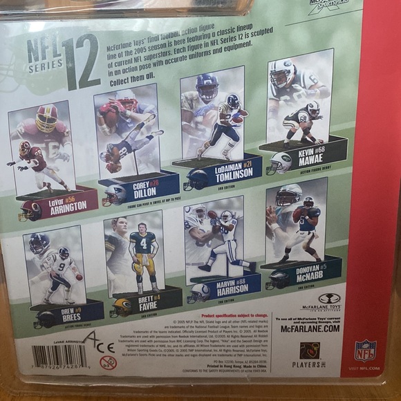 Mcfarlene  Lavar Arrington Series 12 Figure - Picture 4 of 4